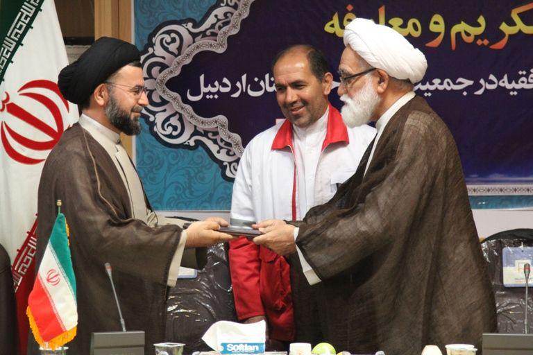انتصاب مسئول دفتر نمايندگي ولي فقيه در جمعيت هلالاحمر استان اردبيل