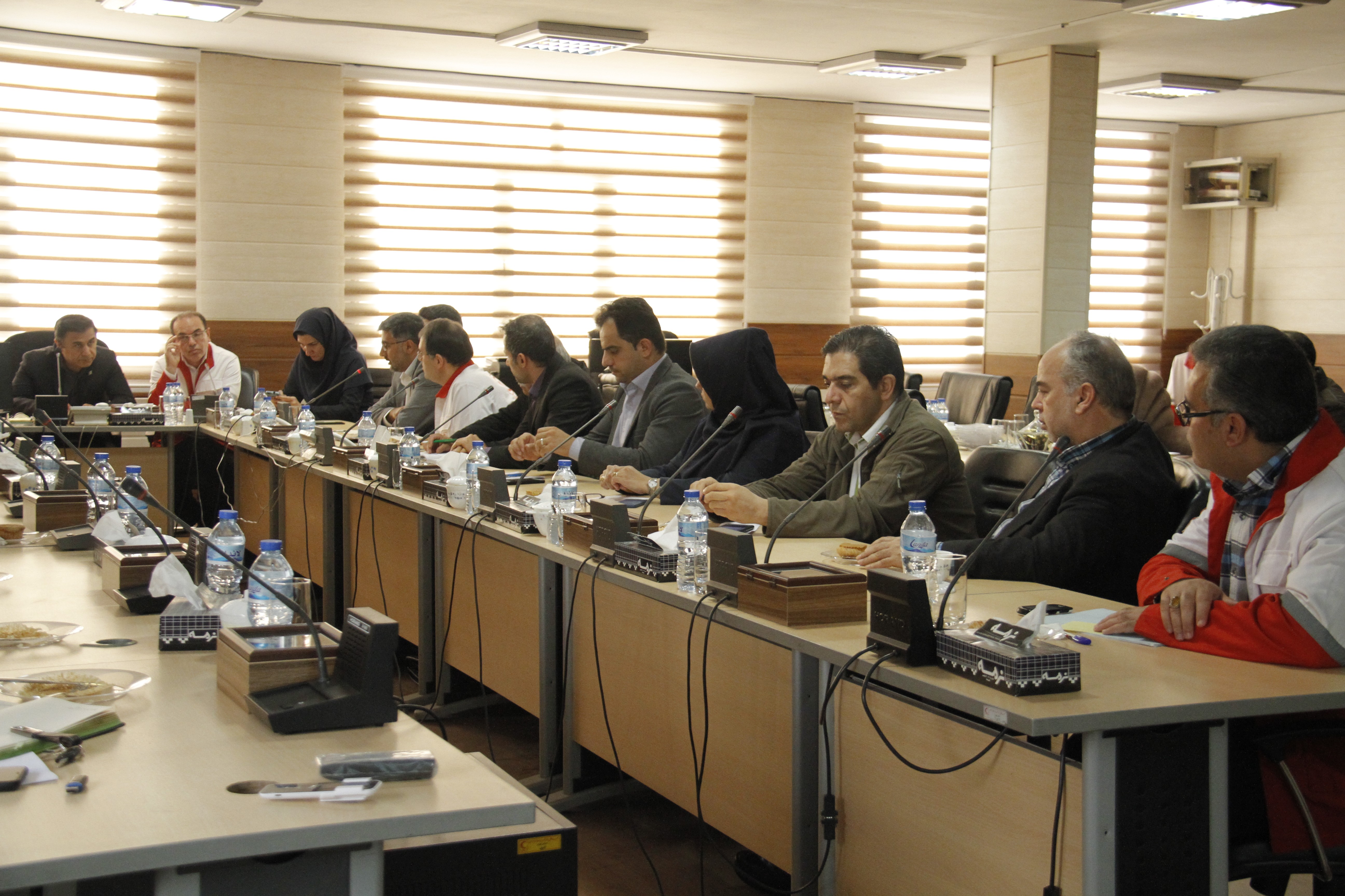 اولین جلسه هماهنگی مانور اقتدار جمعیت هلالاحمر در تهران