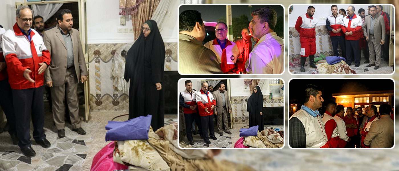 توزیع اقلام بهداشتی در مناطق سیلزده از امروز/ بازدید دبیرکل جمعیت هلالاحمر از آبگرفتگی مناطق اهواز و کارون