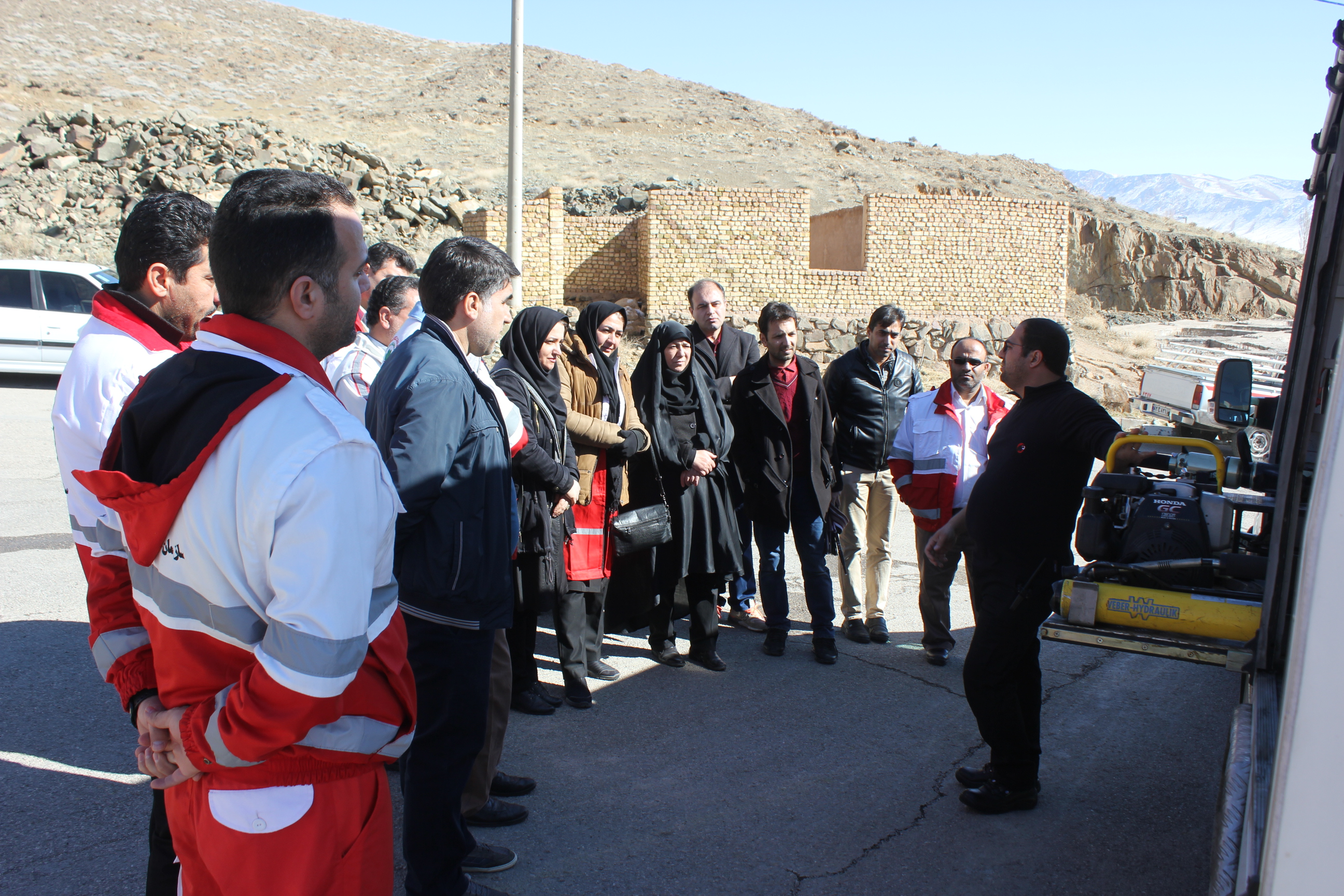 اردوی توانافزایی کارکنان هلالاحمر سمنان برگزار شد