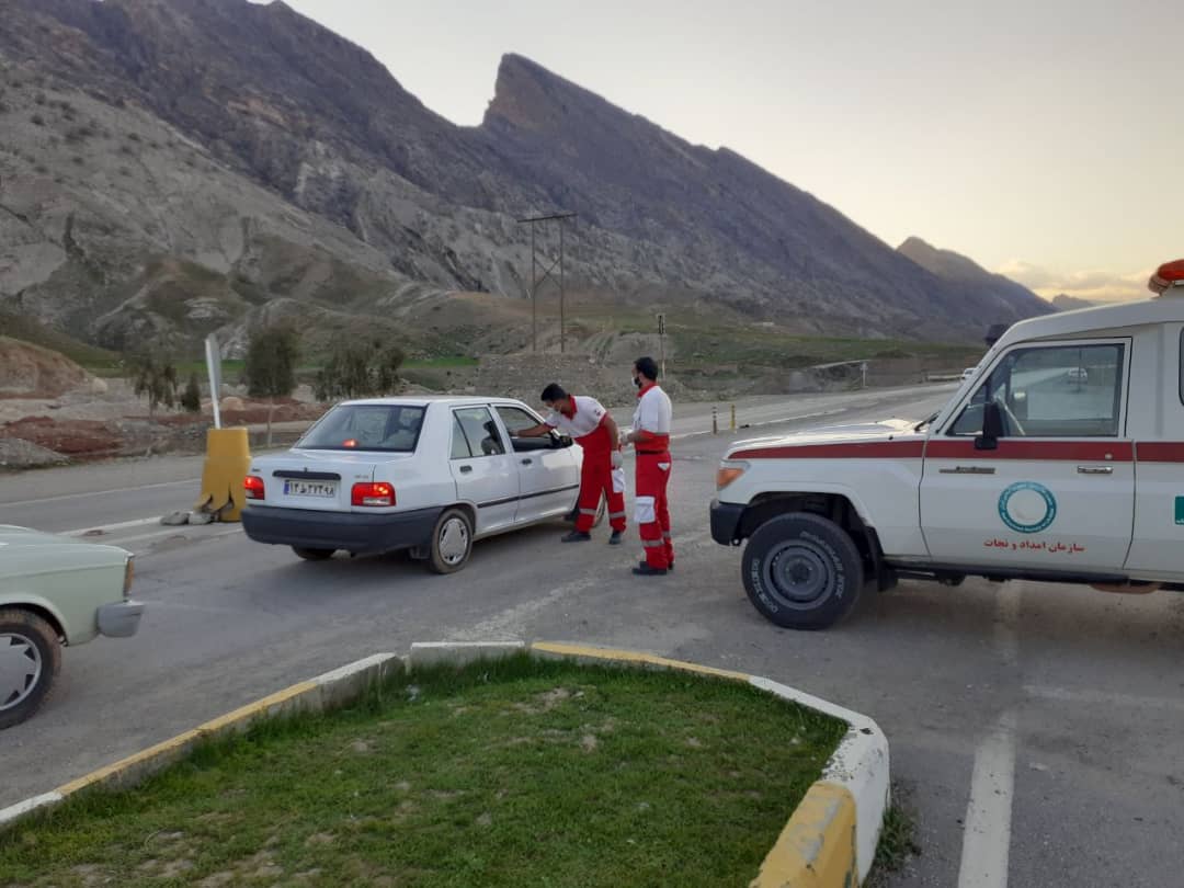 مقابله با ویروس کرونا در مبادی ورودی استان ایلام