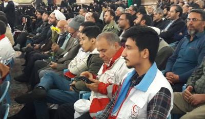 پوشش دومین کنگره ۶۰۹۰ شهید قم توسط 20 تیم امدادی هلال احمر