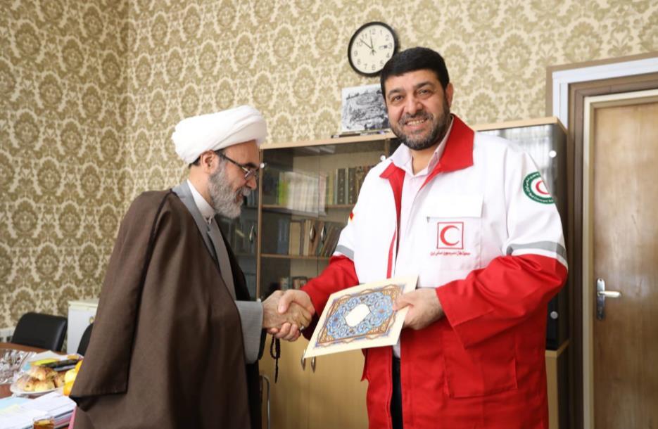 قدردانی نماینده ولی فقیه و رئیس شورای هماهنگی تبلیغات اسلامی از خدمات هلالاحمر در یوم الله ۲۲ بهمن