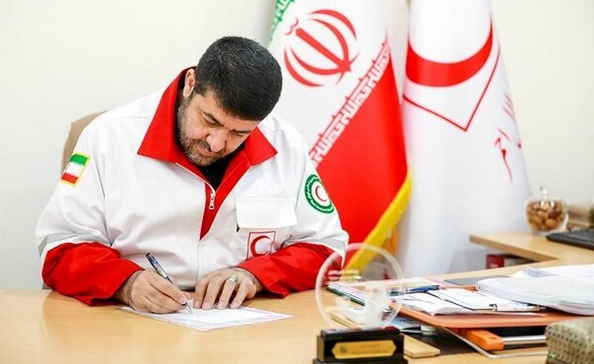 پیام تسلیت رئیس جمعیت هلالاحمر در پی درگذشت والده رئیس نهاد نمایندگی مقام معظم رهبری در دانشگاهها