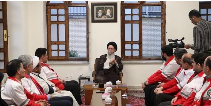 کار هلال احمریها مصداق عمل صالح است