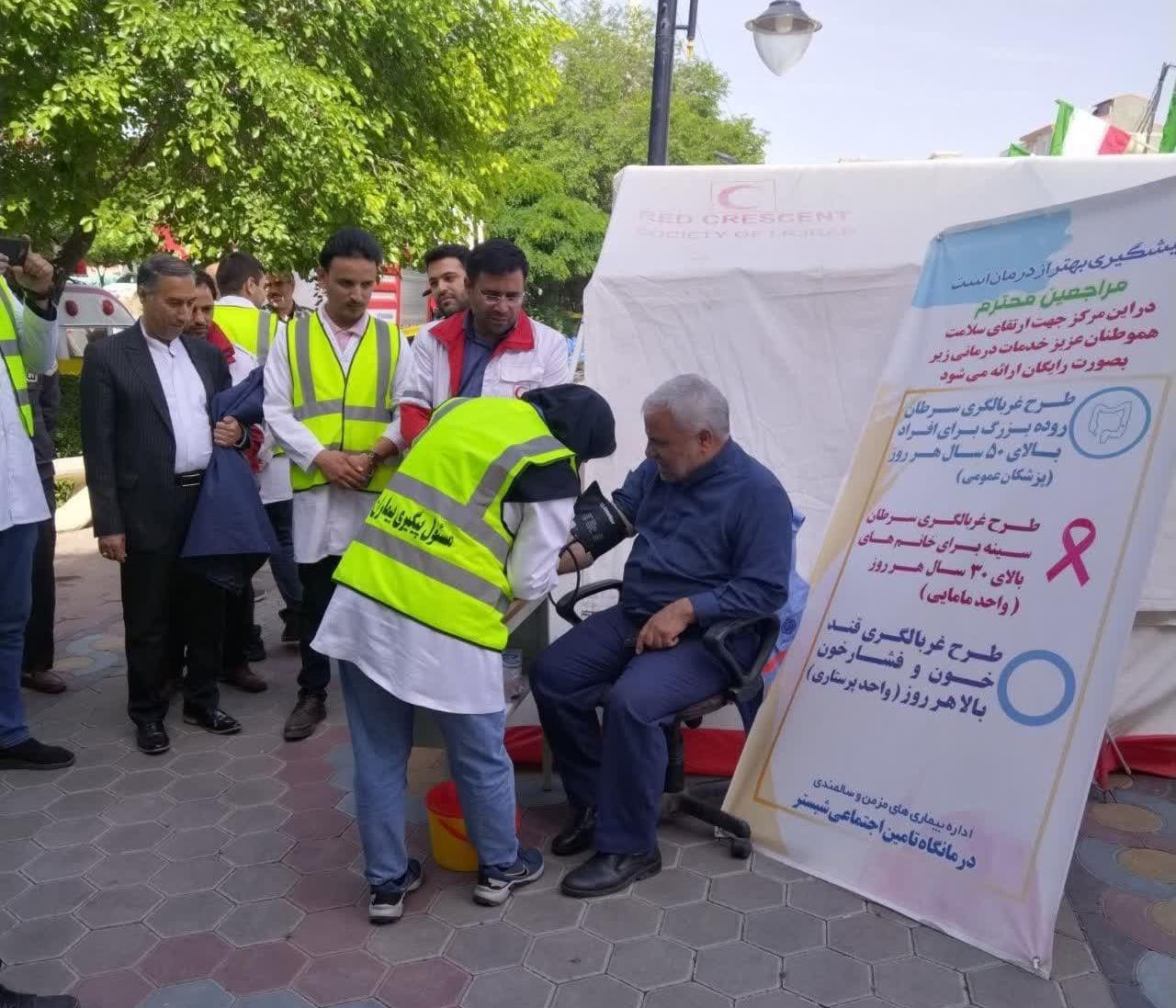 ارائه خدمات کاروان سلامت به ۱۸۷ بهرهور در شهرستان شبستر