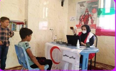 خدمترسانی کاروان سلامت هلالاحمر آذربایجان شرقی به ۱۲۰۰ نفر از اهالی صائین سراب