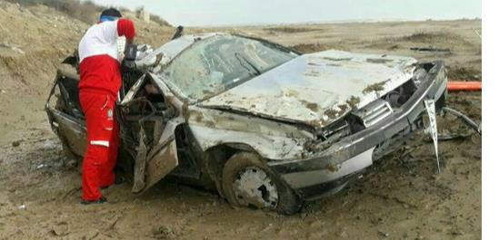 جان باختن 4 نفر براثر واژگونی پژو ۴۰۵ در سمنان