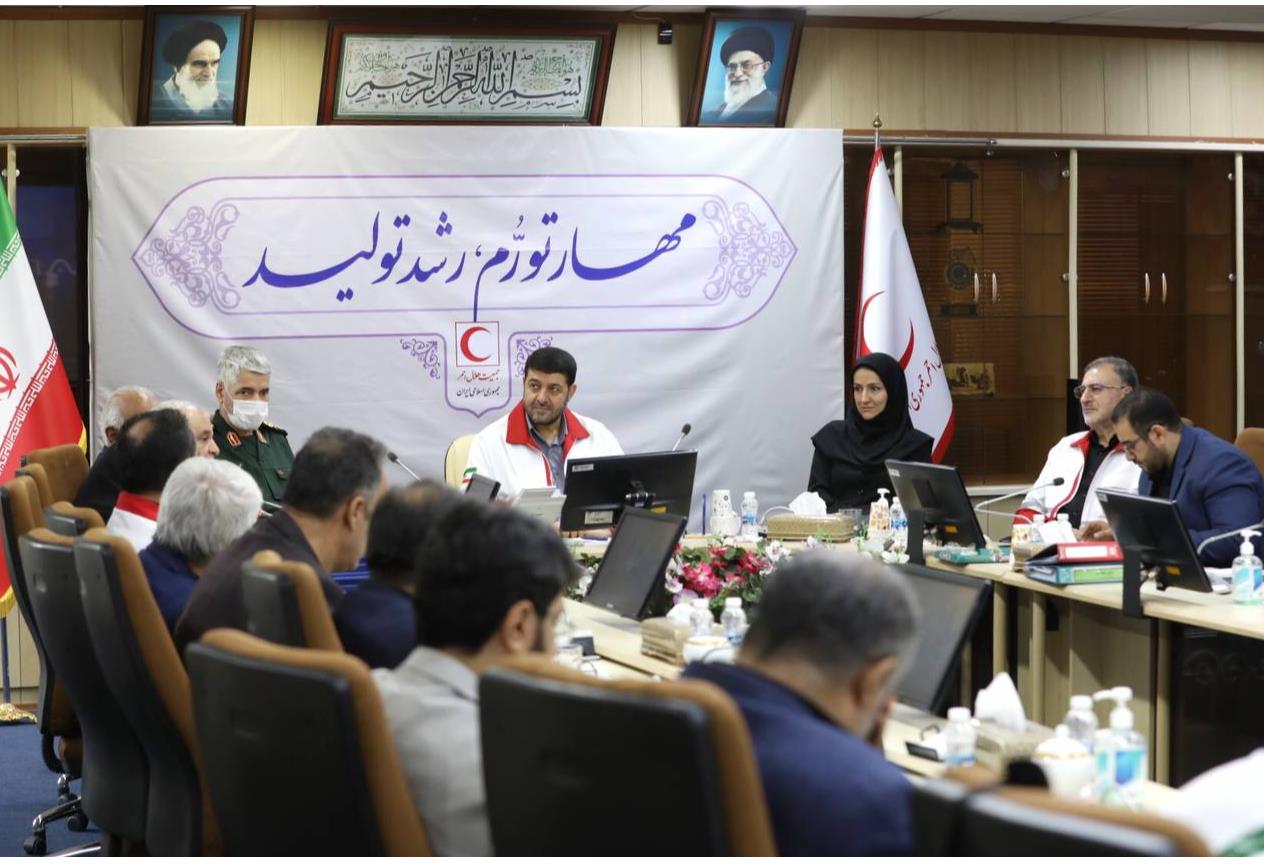 برگزاری جلسه شورای سیاست گذاری اربعین حسینی در هلالاحمر