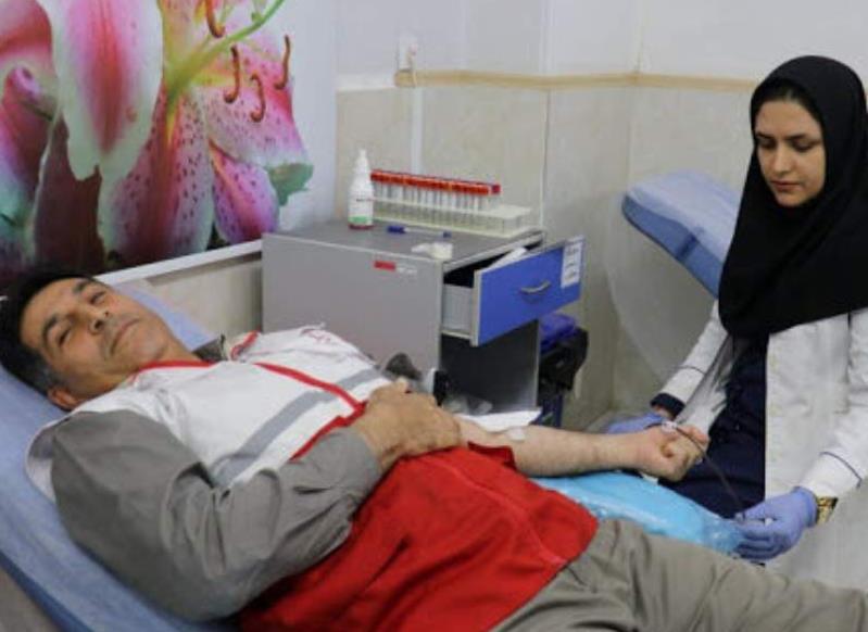 اهدای ٤٥ هزار سی سی خون به بیماران در اشکذر استان یزد