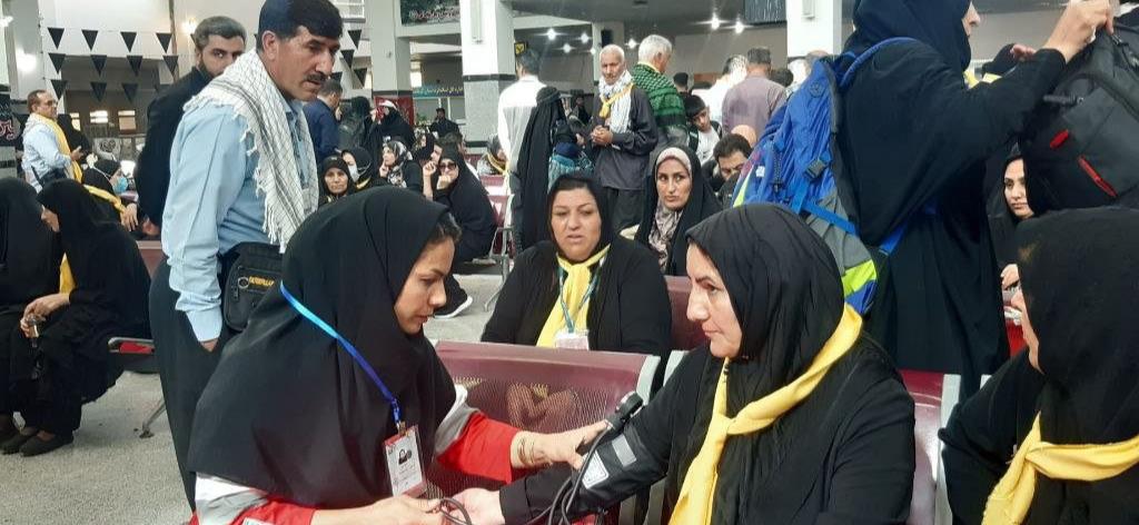 ارائه خدمات درمانی و امدادی به بیش از ۷۹۰۰ نفر در پیاده روی اربعین