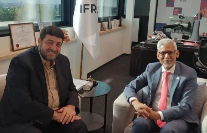 استقبال دبیرکل فدراسیون بینالمللی صلیب سرخ و هلالاحمر از پیشنهادات هلالاحمر کشورمان در ژنو/ چاگان جاپاگان: هلالاحمر ایران پیشروترین جمعیت ملی دنیا