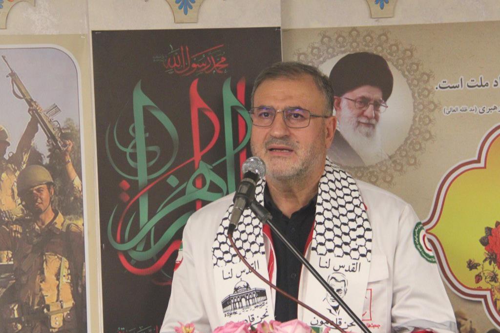 برگزاری مراسم گرامیداشت هفته بسیج در سازمان تدارکات پزشکی