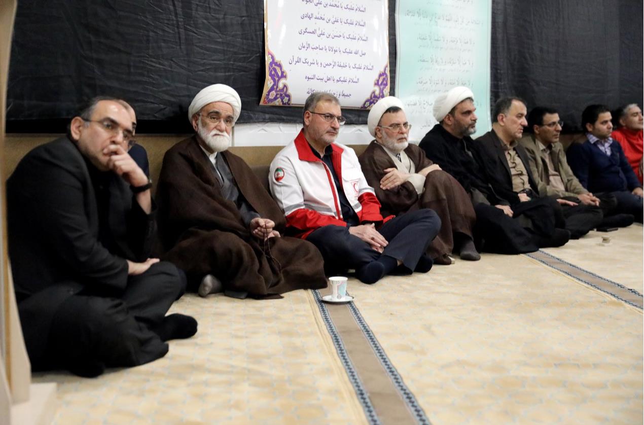 مراسم عزاداری ایام شهادت حضرت فاطمه زهرا (س) در ساختمان صلح برگزار شد