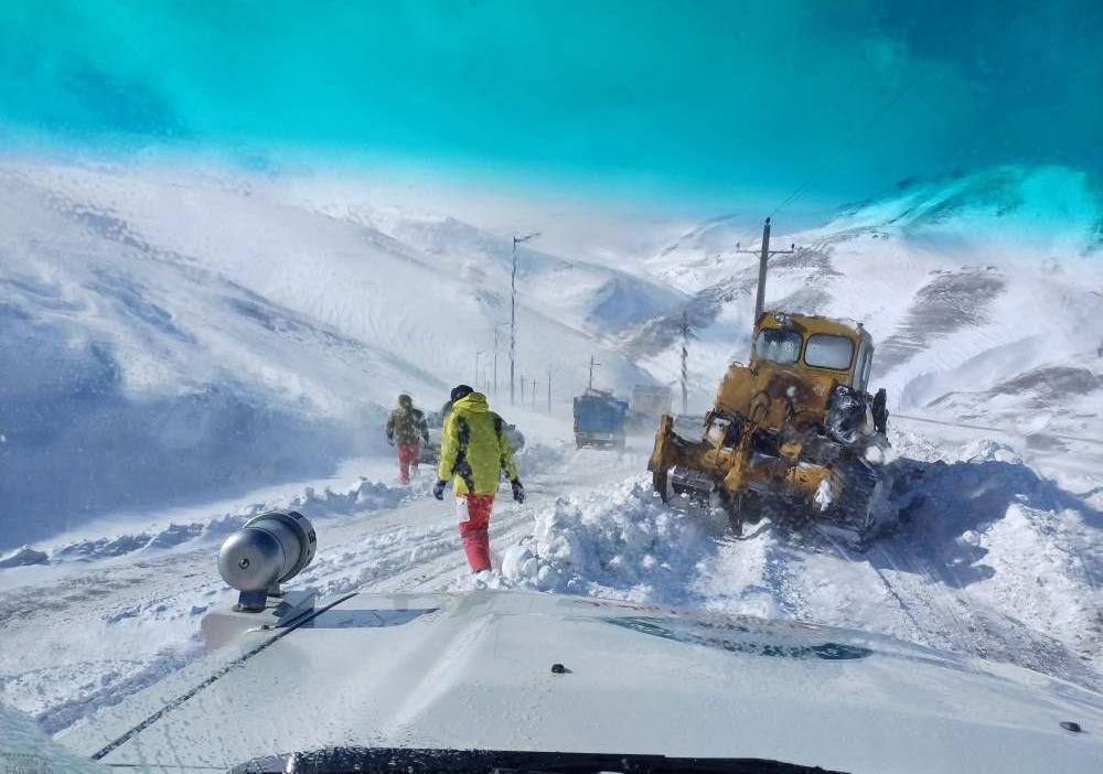 امدادرسانی به 294 در برف و کولاک خلخال و سرعین