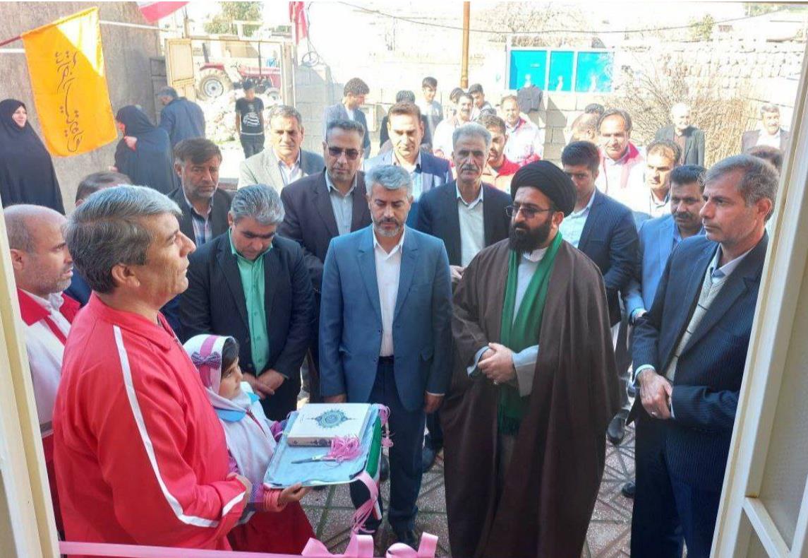 افتتاح ۲ خانه هلال روستایی درشهرستان آبدانان