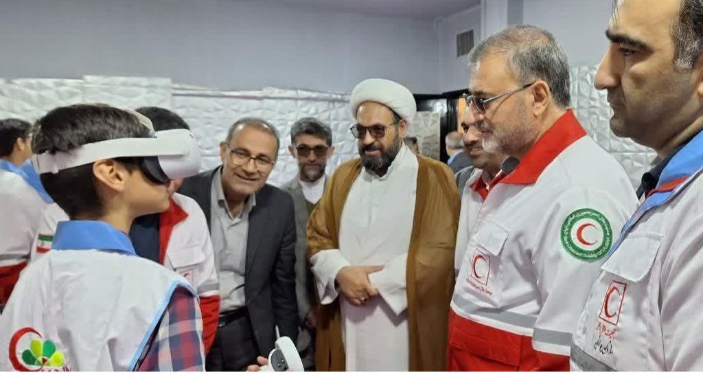 افتتاح مدرسه هوشمند نمادرس با حضور دبیرکل در چهارمحال و بختیاری