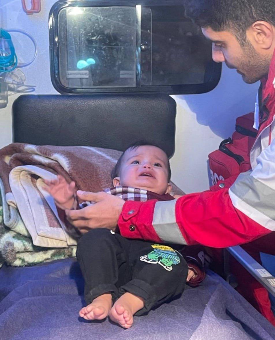 نجات ۳ کودک متأثر از گازگرفتگی توسط هلالاحمر در مازندران