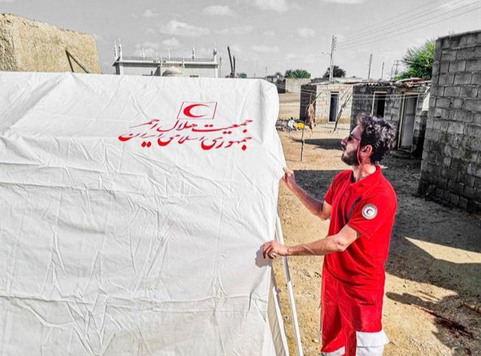 برپایی ۳ اردوگاه اسکان اضطراری در سیل شهرستان جاسک
