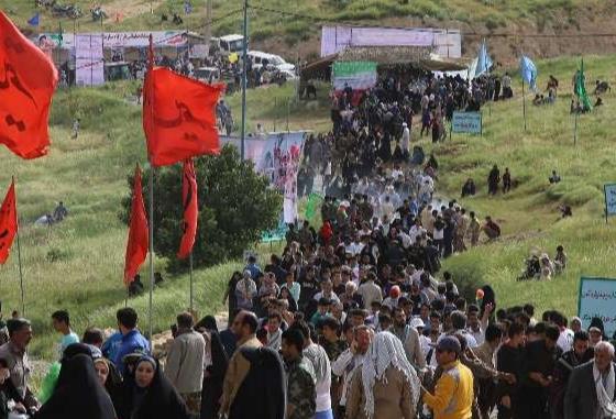 اسکان 30 هزار زائر یادمان بازیدراز توسط هلالاحمر کرمانشاه