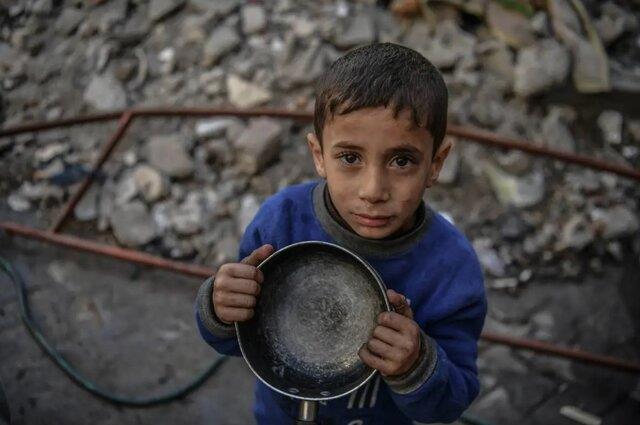 یونیسف: ۳ هزار کودک فلسطینی در خطر جان باختن از گرسنگی هستند