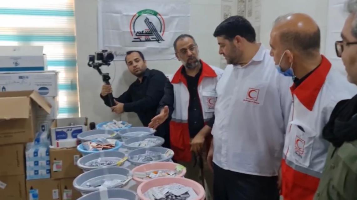 بازدید رئیس هلال احمر از مرکز درمانى "شیب" در خاک کشور عراق