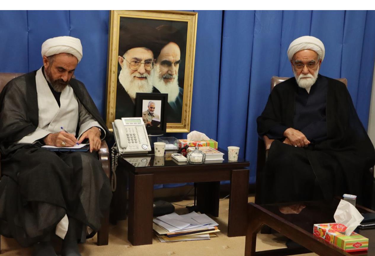 دیدار نماینده ولی فقیه در جمعیت هلال احمر با حجت الاسلام والمسلمین الله نور کریمیتبار، نماینده ولی فقیه در استان ایلام