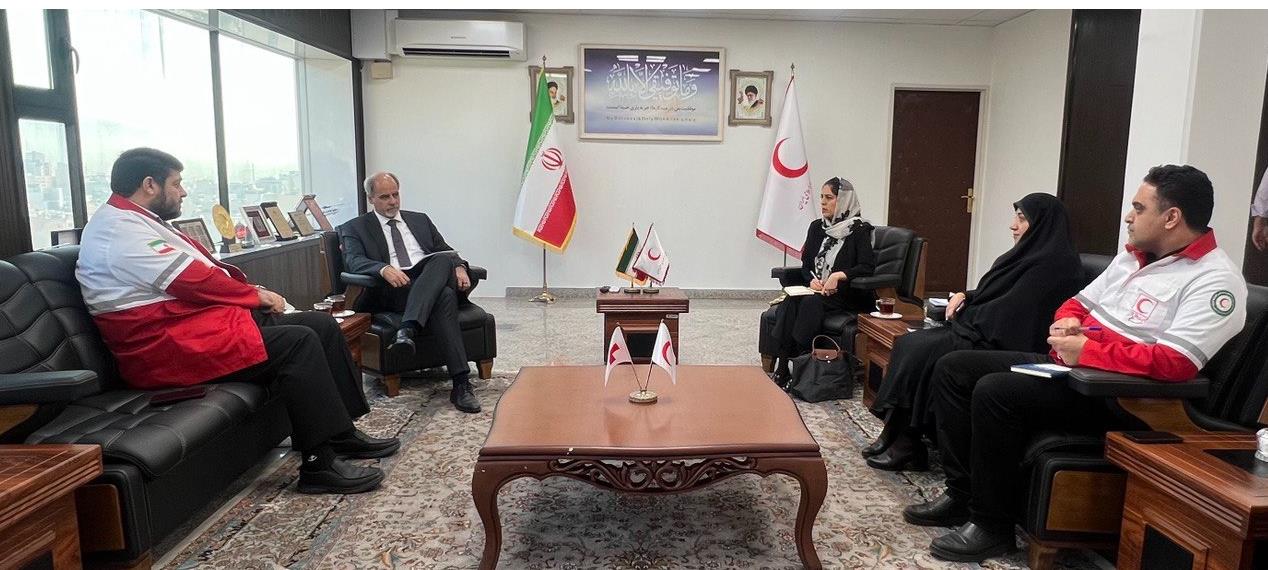 دیدار رئیس جمعیت هلالاحمر با هماهنگکننده مقیم سازمان ملل در ایران
