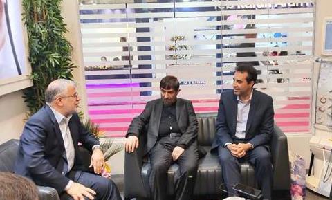 غرفه تجهیزات پزشکی هلالاحمر در مرکز توجه نمایشگاه«IRAN MED»
