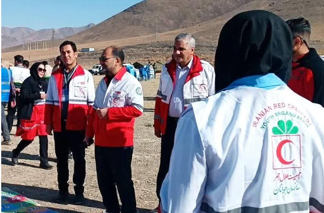 مشارکت هلالاحمر در رزمایش بهداری رزمیشهید مصطفی چمران