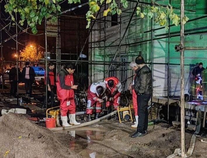 امدادرسانی نجاتگران ابهری به ۱۴ نفر متاثر از سیل و آبگرفتگی