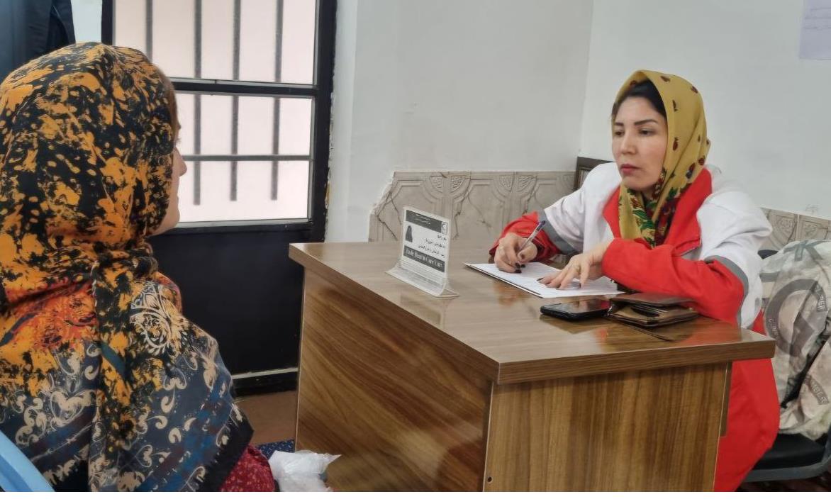ارائه خدمات رایگان کاروان سلامت هلال احمر به ۳۵۰ نفر در محله گری آباد گنبدکاووس