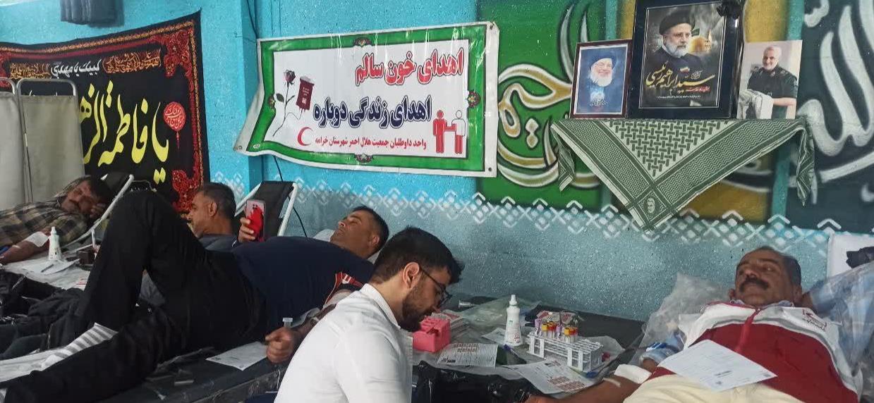 اهداء ۵۲ هزار سیسی خون سالم به بیماران نیازمند در خرامه