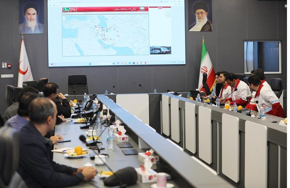 توسعه همکاریهای هلال احمر با سازمان جغرافیایی کشور برای بهبود امدادرسانی در شرایط بحران