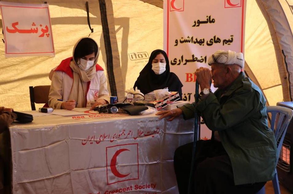 بهرهمندی ۵۰۰ نفر از خدمات داوطلبانه کاروان سلامت هلالاحمر در ایلام