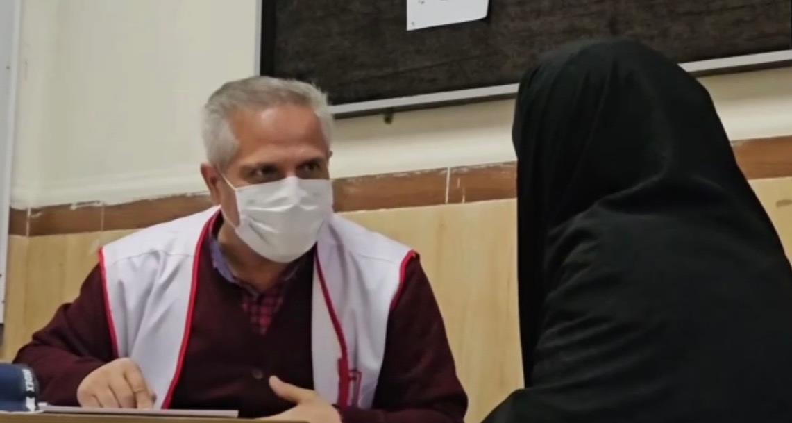 بهره مندی بیش از ۵۳۰ نفر از خدمات کاروان سلامت هلال احمر در ارومیه