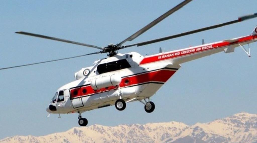 پرواز بالگرد هلالاحمر برای نجات بیمار قلبی تنفسی در گلستان
