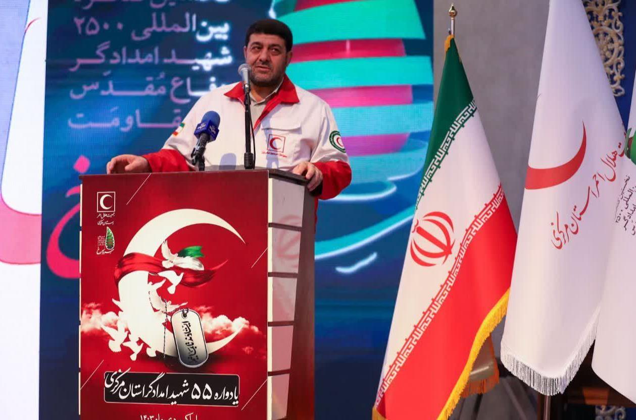 کولیوند: 70 هزار جوان آموزش دیده هلال احمر کشور آماده امدادرسانی در دنیا هستند