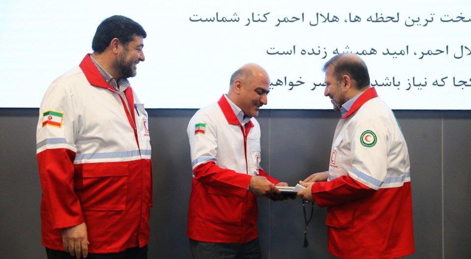 خزانهدار کل هلالاحمر تکریم و سرپرست جدید معارفه شد