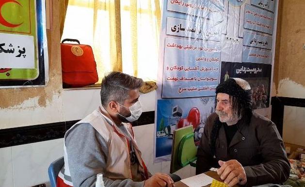 اجرای کاروان سلامت در شهرستان دیواندره در راستای طرح ملی نذر خدمت