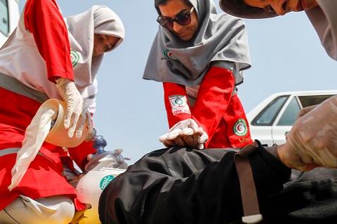 ماموریت نجاتبخش پزشکان داوطلب هلالاحمر در زنجان