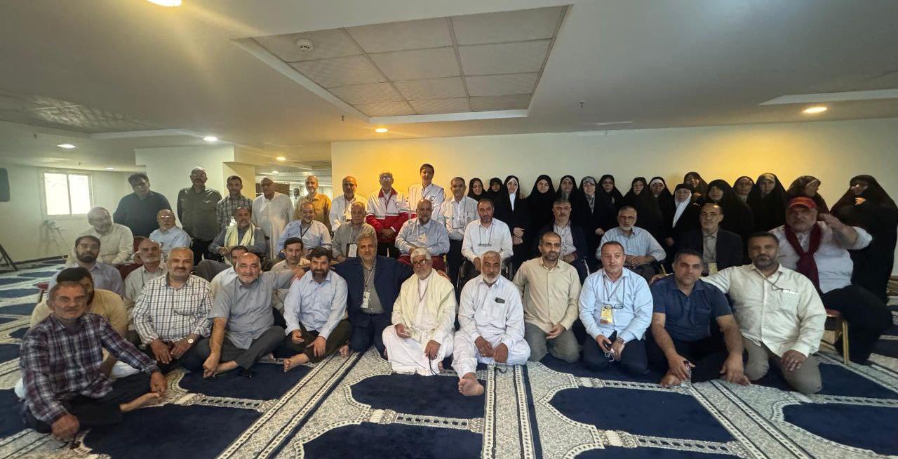 بازدید رئیس مرکز پزشکی حج و زیارت هلالاحمر از کاروان جانبازان حج تمتع ١۴٠۴ در سالروز آزادی خرمشهر