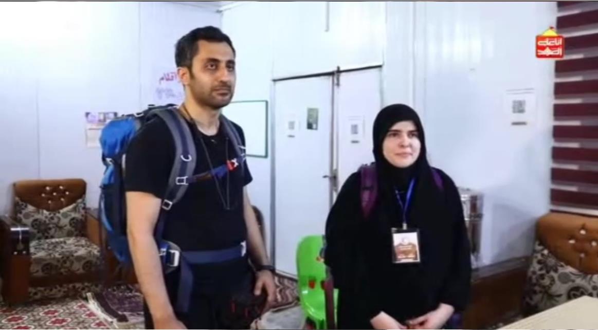 طبیب دوار / حس و حال زوج پزشکى که در مسیر نجف تا کربلا داوطلبانه زائران را ویزیت مىکنند+فیلم