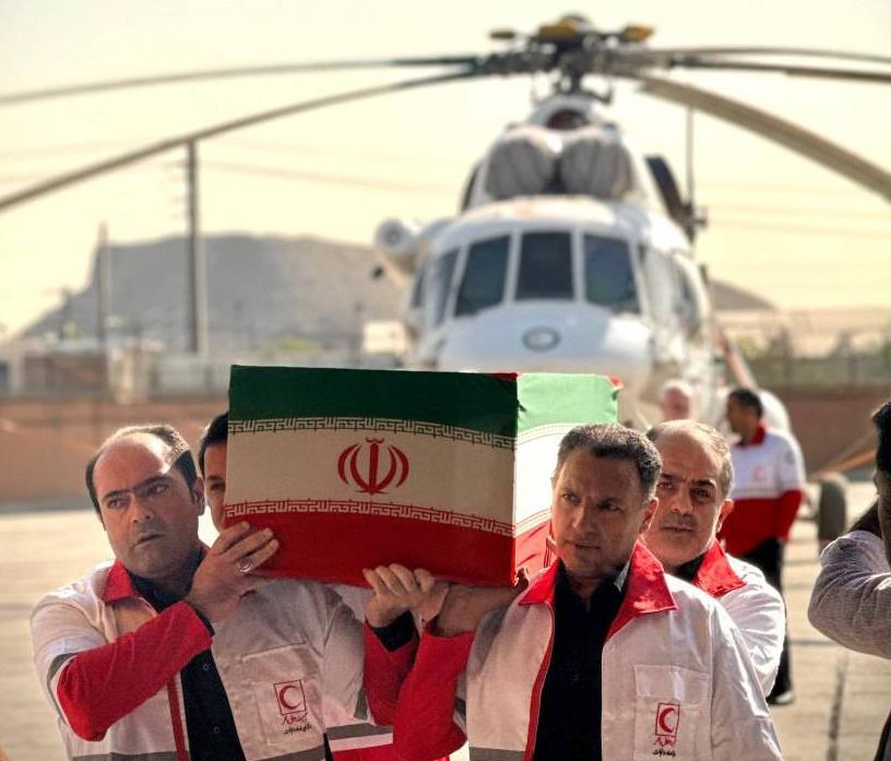 پیکر خلبان شهید مهندس پرواز "سیدحسن میرقاضی" در تهران تشییع شد+فیلم