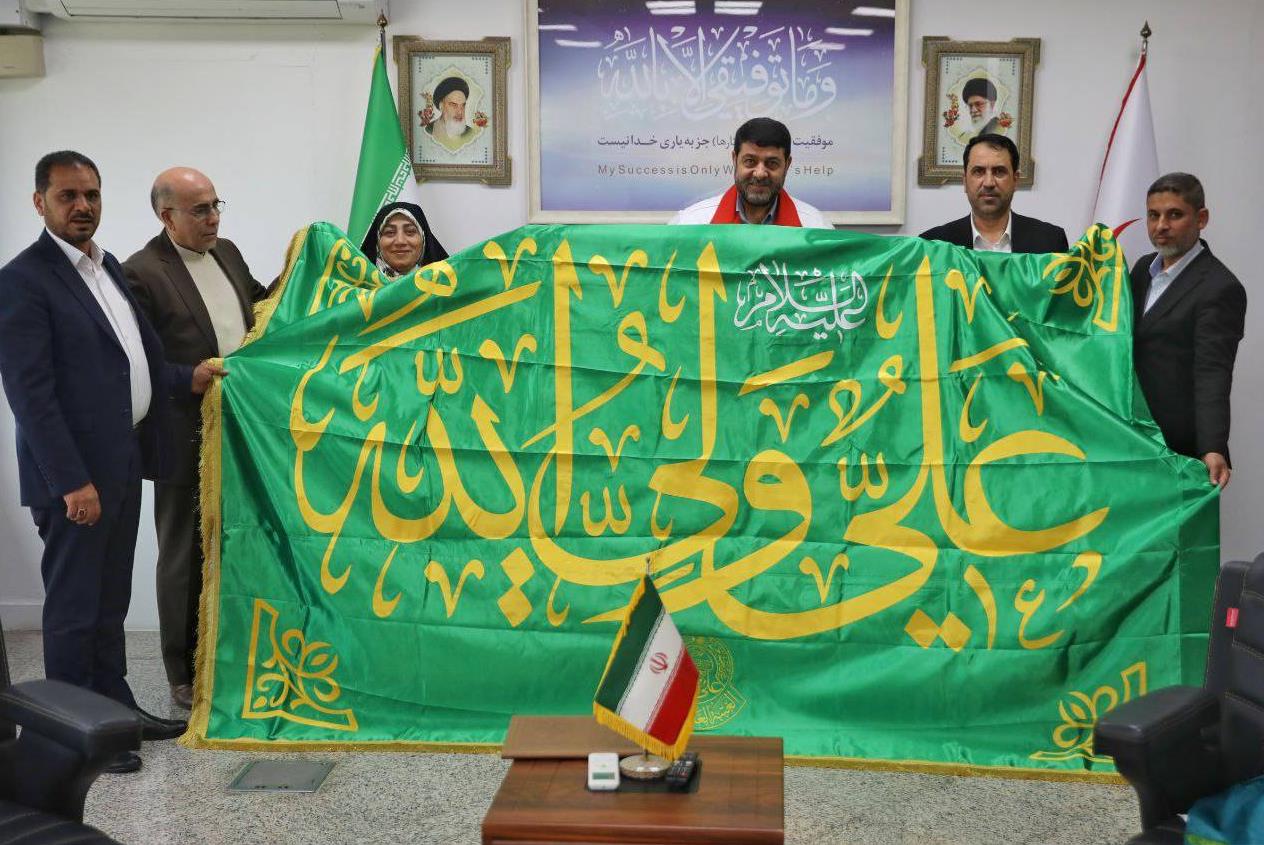 دیدار نمایندگان عتبه امام علی(ع) با دکتر کولیوند و قدردانی از خدمات هلال احمر در ایام اربعین حسینی