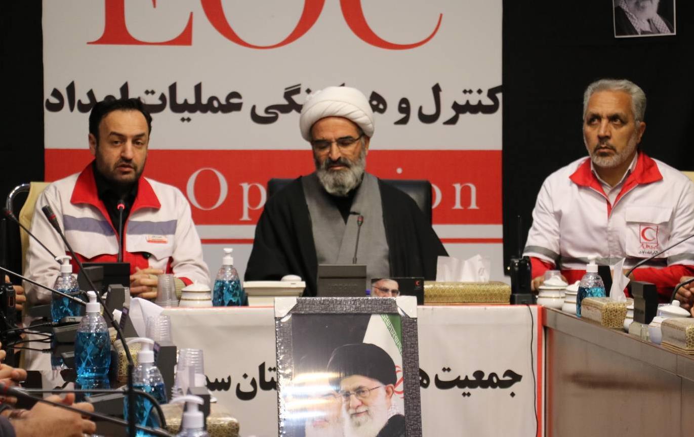 نماینده ولی فقیه در استان سمنان: لباس هلالاحمر برای مردم نماد آرامش و تسکین در شرایط بحران است