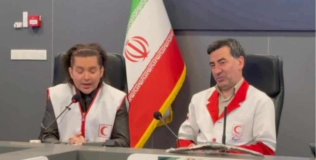 بغض شهنام شهابی در جمع امدادگران هلالاحمر/ فیلم