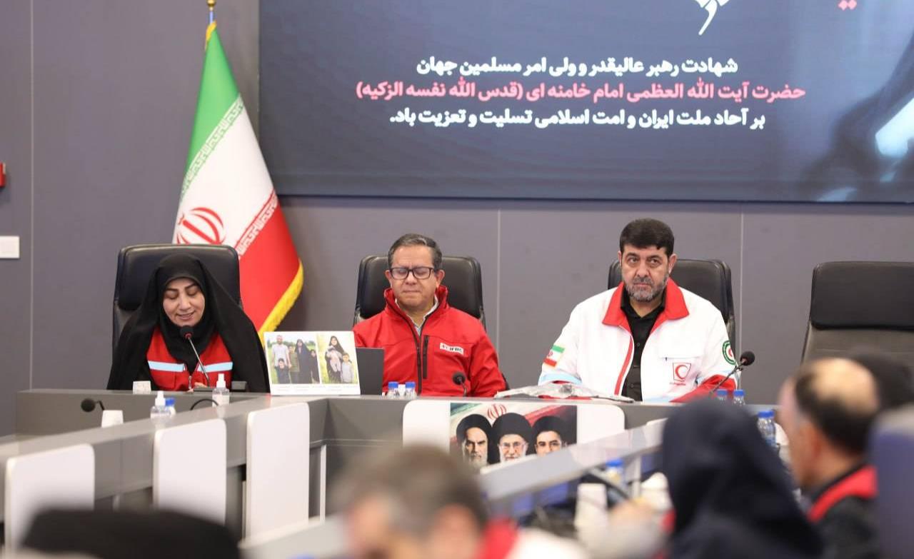 حضور معاون دبیرکل فدراسیون جهانی صلیب سرخ در هلالاحمر ایران/ کولیوند خواستار اعلام محکومیت جنایات جنگی ائتلاف صهیونی - آمریکایی در حمله به ایران شد