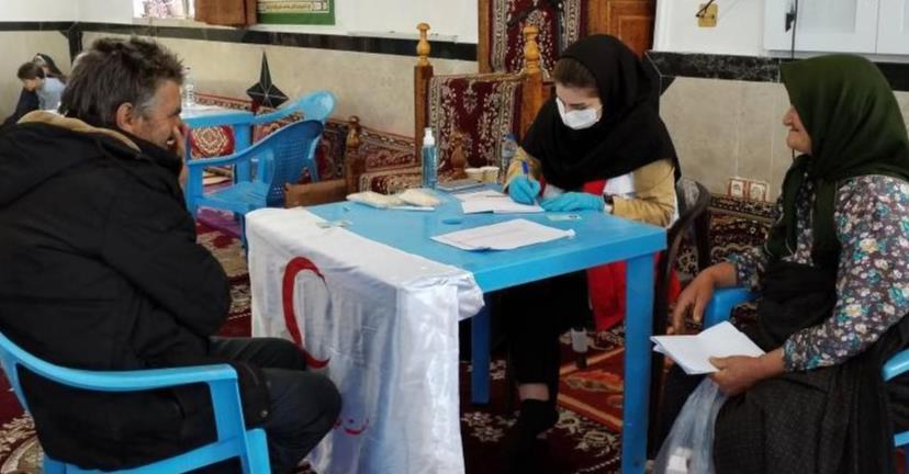 ارائه خدمات رایگان بهداشتی و درمانی به مناسبت هفته هلال احمر در مناطق دورافتاده کشور