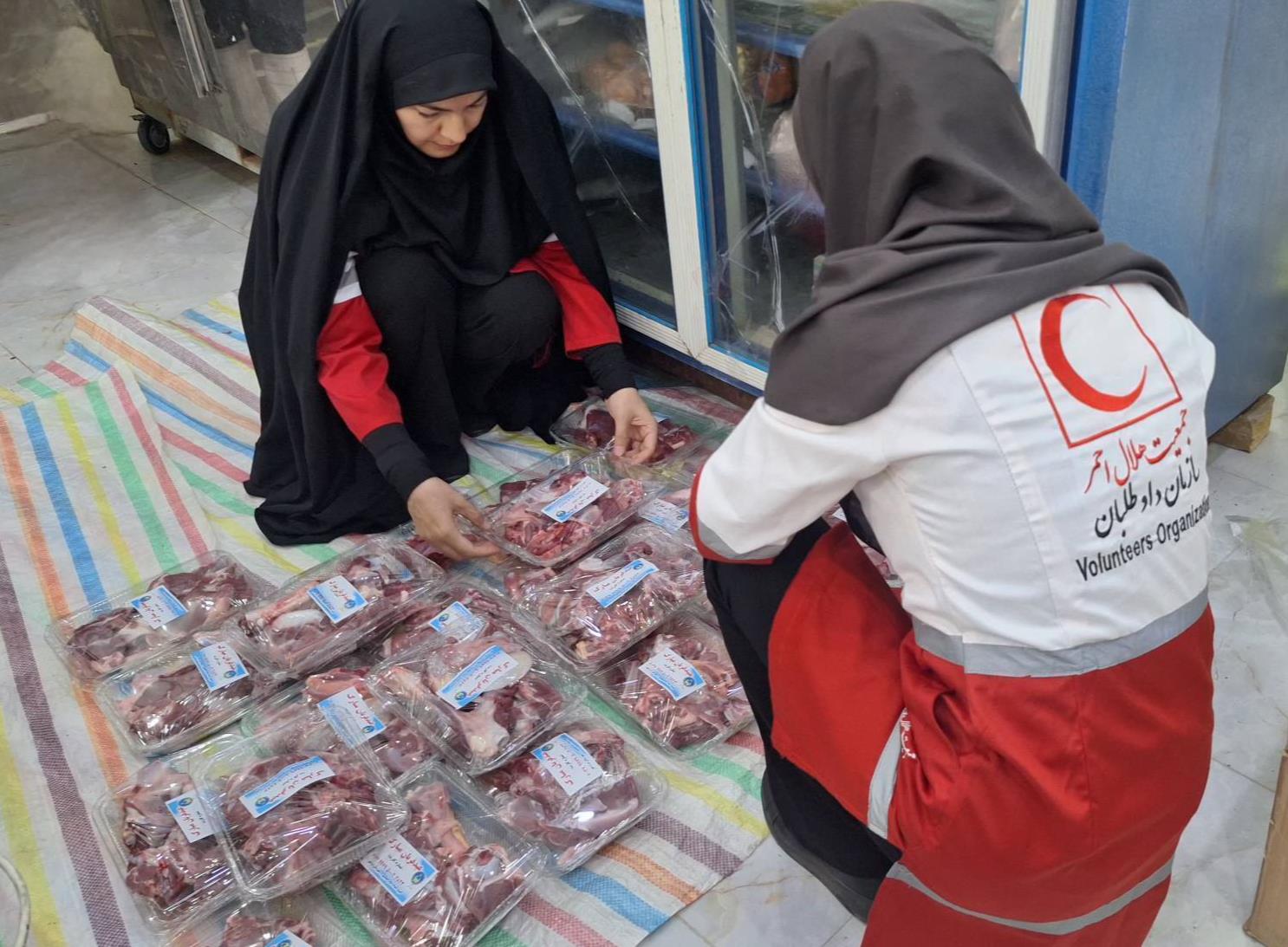 ذبح و توزیع ۳۱ رأس گوسفند در مناطق کمبرخوردار به مناسبت عید قربان